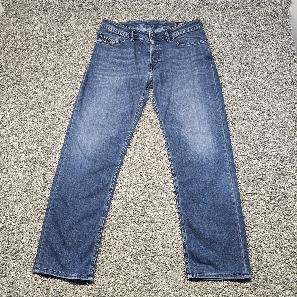 diesel waykee jeans Men Size 31x30 Actual‎ Size 0684H Stretch